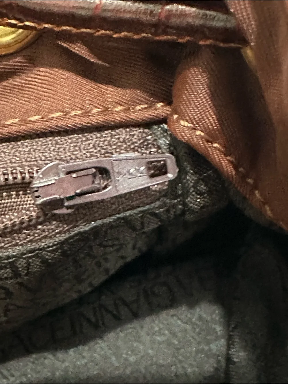 Vintage Gianni Versace Medusa Nylon Backpack